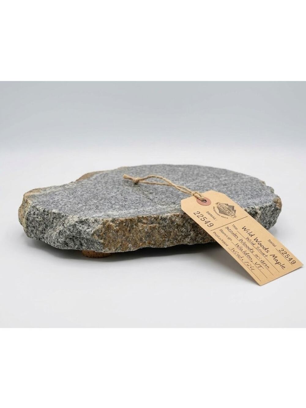 American Stonecraft Fieldstone Trivet Wild Woods Maple Walden VT Food Server